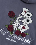 Poker Embroidery Boxy Hoodies | Inflation Streetwear