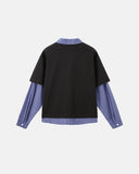 Plaid Patchwork Preppy Tees | Inflation Streetwear