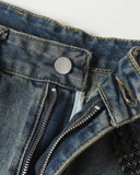 Drawstring Multi-Pocket Cargo Barrel Jeans | Inflation Streetwear