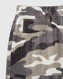 Patchwork Effect Print Baggy Jeans | Inflation Streetwear