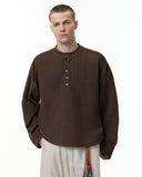 Old Money Style Henley Long Sleeve Tees | Inflation Streetwear