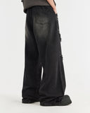 INFLATION Distressed Fringe Jeans