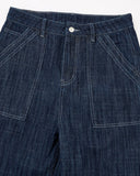 Dark Indigo Baggy Barrel Jeans | Inflation Streetwear