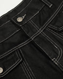 Stitching Deconstructed Barrel Jeans | INFLATION Streetwear