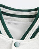 Retro Embroidery Varsity Jacket | INFLATION Streetwear