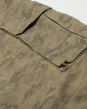 Multi Pockets Khaki Camo Barrel Jeans | Inflation Streetwear