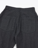 Vintage Pinstripe Pleated Barrel Jeans | Inflation Streetwear