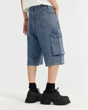 Blue Washed Cago Jorts | Inflation Streetwear
