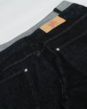 Double Waist Raw Denim Straight Leg Jeans | Inflation Streetwear
