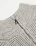 Stand Collar Zip Up Knitwear Sweaters | Inflation Streetwear
