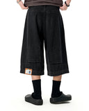 Deconstructed Wide leg Longline Jorts | Inflation Streetwear