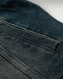 Acid Washed Cropped Denim Jacket | Inflation Streetwear