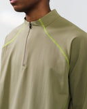 Quick-Dry Quarter Zip Up Long Sleeve Tee | INFLATION Streetwear