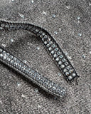 Full Rhinestone Baggy Jeans | Inflation Streetwear