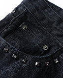 Studded Baggy Bootcut Jeans | Inflation Streetwear