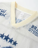 Star Graphic Oversized Mesh Jersey | Inflation Streetwear