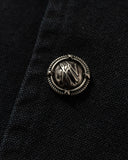 Monkey Washed Embroidery Varsity Jacket | Inflation Streetwear