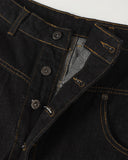 Button Detail Raw Baggy Jeans | Inflation Streetwear