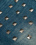 Studded Straight-Leg Denim Jeans | Inflation Streetwear
