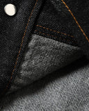 Metal Toggle Raw Denim Jacket | Inflation Streetwear