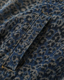 Faux Fur Washed Leopard Padded Coat | Inflation Streetwear