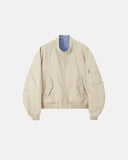 Plaid Lining Bomber Jacket | Inflation Streetwear