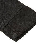 Cropped Asymmetric Button Denim Jacket | Inflation Streetwear