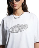 Hollow Embroidered Graphic T-Shirt | Inflation Streetwear