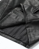 Faux Leather Clasp Jacket | Inflation Streetwear