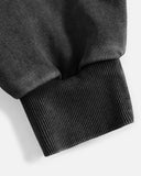 Acid Wash Boxy Metal Clasp Hoodies | Inflation Streetwear