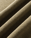 Distressed Wash Waffle Henley T-Shirt | Inflation Streetwear