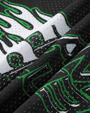 Flame Print Mesh Tees | Inflation Streetwear