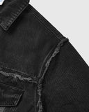 Distressed Frayed Denim Jacket | Inflation Streetwear