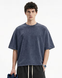 Snow Washed Heavyweight Boxy T-Shirt | Inflation Streetwear