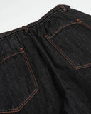 Contrast Stitch Raw Barrel Jeans | Inflation Streetwear