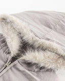 Faux Fur Lined Bomber Hooded Jacket | Inflation Streetwear