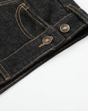 Deconstructed Raw Denim Jorts | Inflation Streetwear