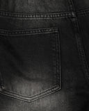 Whisker Washed Flared Baggy Jeans | Inflation Streetwear