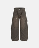Retro Distressed Cargo Baggy Pants | Inflation Streetwear