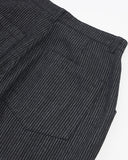 Vintage Pinstripe Pleated Barrel Jeans | Inflation Streetwear