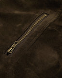 Cropped Suede Cotton Padded Jacket | Inflation Streetwear