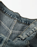 Floral Embroidered Long Baggy Jorts | Inflation Streetwear