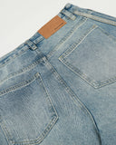 Acid Wash Striped Side Baggy Jeans | Inflation Streetwear