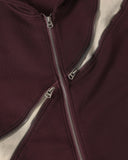 Retro Patchwork Zip Up Hoodie | Inflation Streetwear