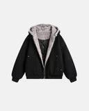 Cleanfit Faux Fur Lined Hooded Padded Jacket | Inflation Streetwear