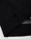 Tribal Flame Jacquard Zip Knit Cardigan | Inflation Streetwear