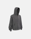 Acid Wash Oversized Zip Up Hoodies | Inflation Streetwear
