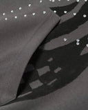 Flame Rhinestone Zip Up Hoodies | Inflation Streetwear