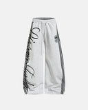 Script Stripe Baggy Sweatpants| Inflation Streetwear