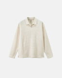 Waffle Long Sleeve Polo Shirts | Inflation Streetwear